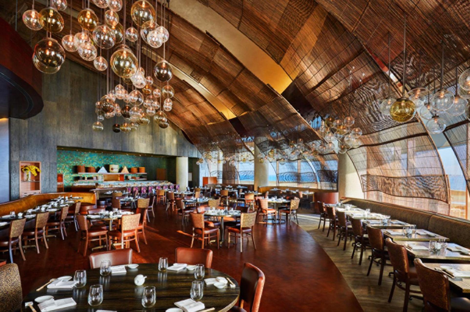Four Seasons Hotel Doha Exterior foto Interior of the restaurant
